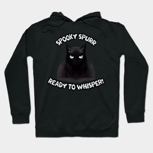 Midnight Mystique: Spooky Spurr Ready To Whisper Hoodie